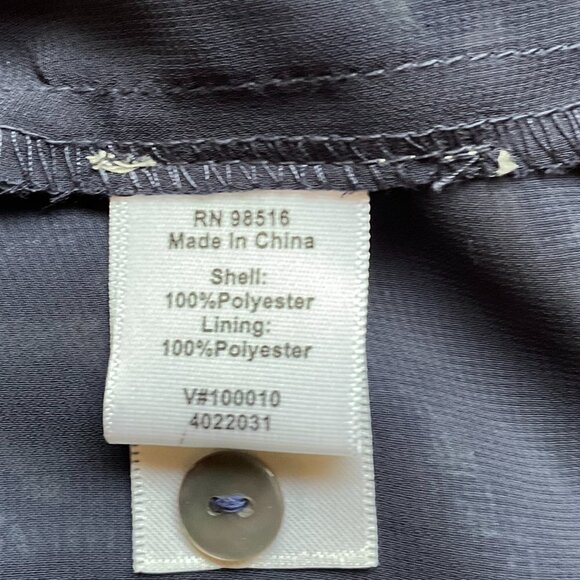 Coldwater Creek Blue/Navy Blouse - sz 16 - Picture 5 of 5